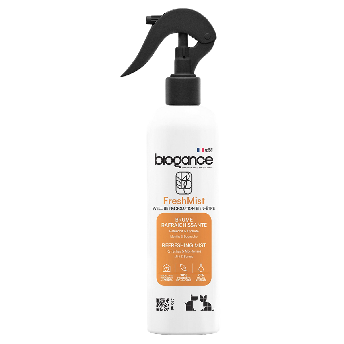 Erfrischender, feuchtigkeitsspendender Spray für Hunde und Katzen