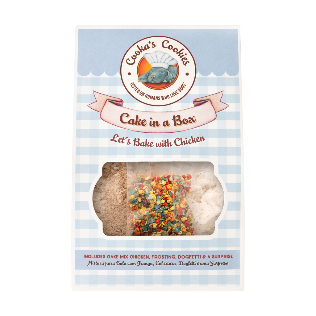 Backmischung für Hundekuchen mit Hähnchen