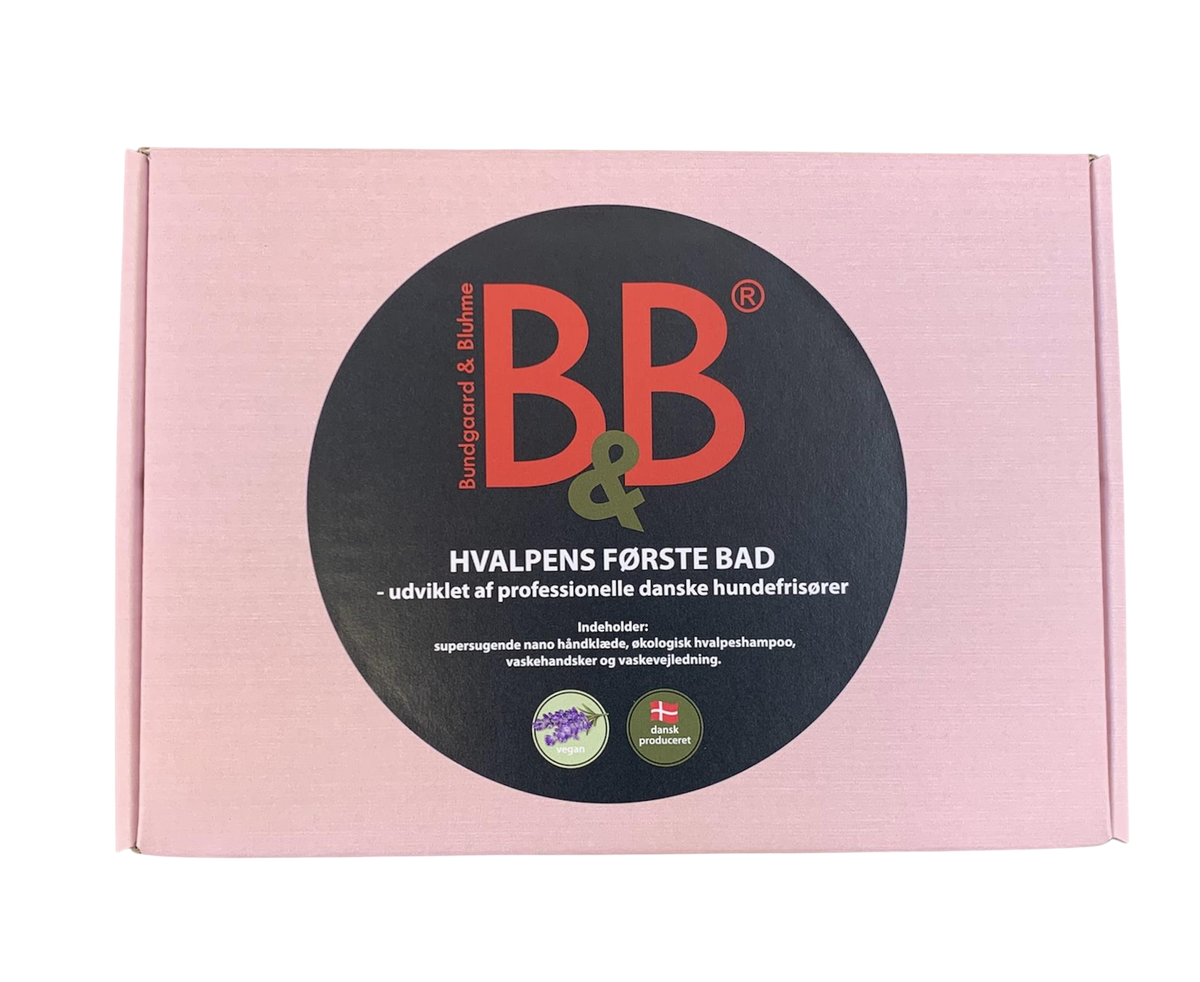 Coffret premier bain pour chiot