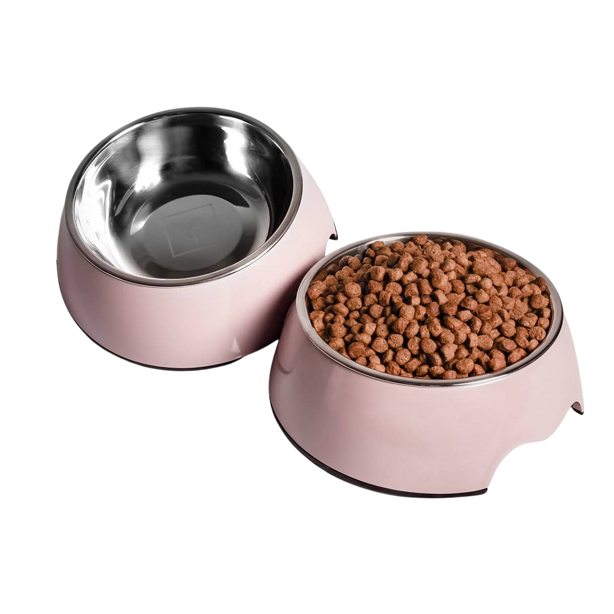 Lot de 2 gamelles mélamine et inox
