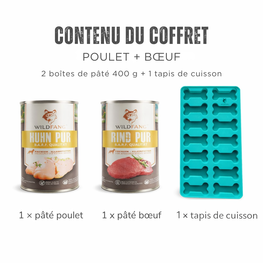 Kit de cuisson de biscuits maison pour chiens
