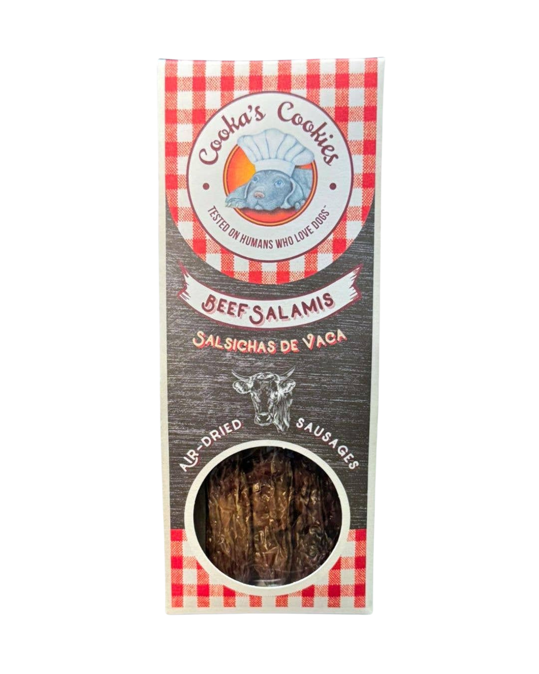 Saucisses séchées de bœuf pour chiens