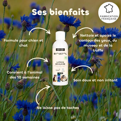 Bio-Augenlotion für Hunde und Katzen