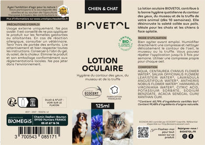 Bio-Augenlotion für Hunde und Katzen