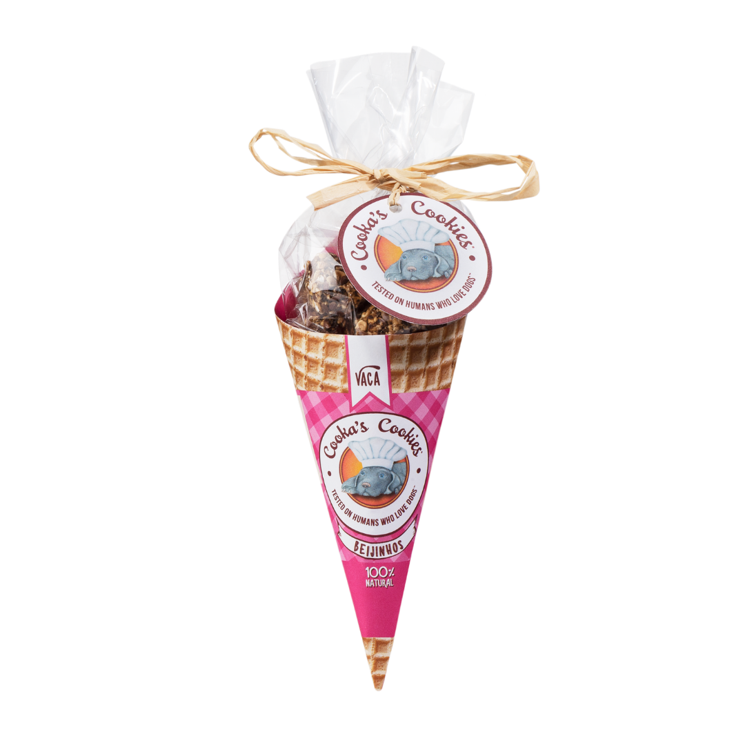 Cornet de friandises au bœuf pour chiens