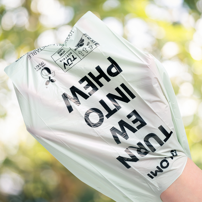 Sacs à crottes compostables avec poignées
