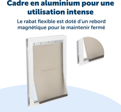 Staywell Aluminium-Durchgangsklappe mit Magnetverschluss