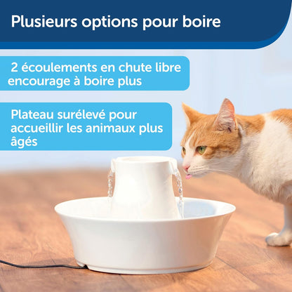 Drinkwell® Avalon Keramik-Trinkbrunnen 2 l für Hunde und Katzen