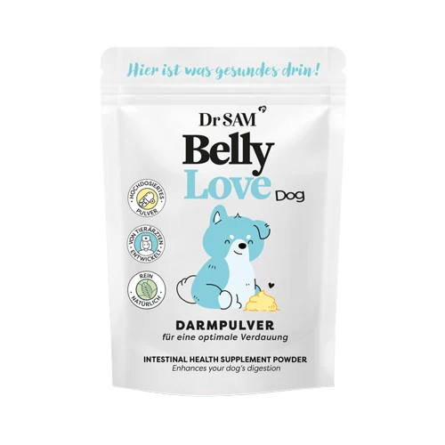 Poudre intestinale à base de plantes pour chiens