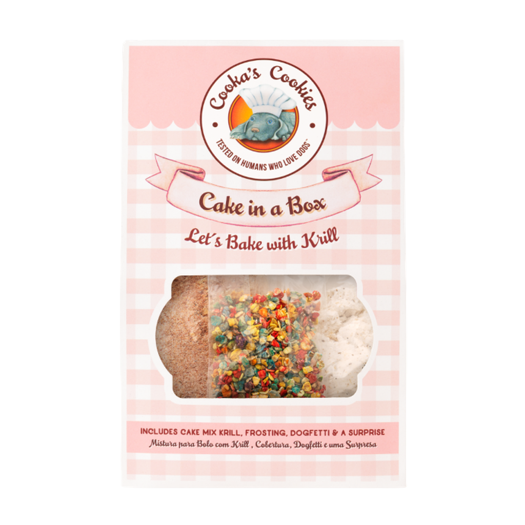 Backset für Krillkuchen für Hunde