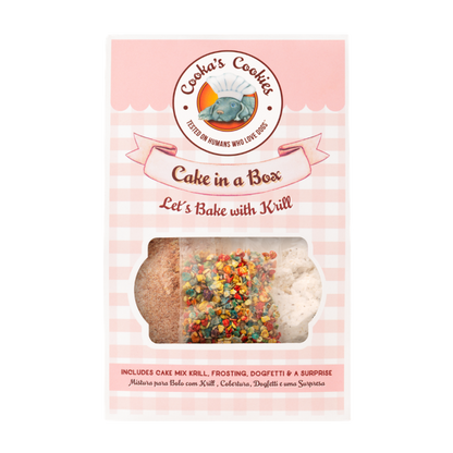 Backset für Krillkuchen für Hunde