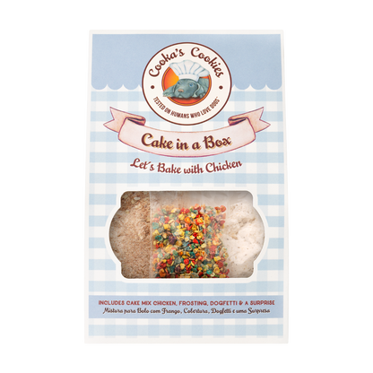 Coffret gâteau au poulet à cuire pour chiens