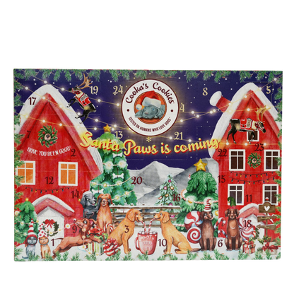 Adventskalender mit 48 Leckerlis für Hunde