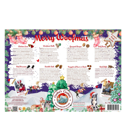 Adventskalender mit 48 Leckerlis für Hunde