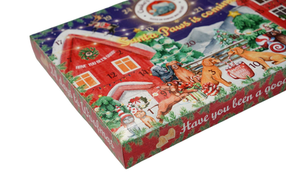 Adventskalender mit 48 Leckerlis für Hunde