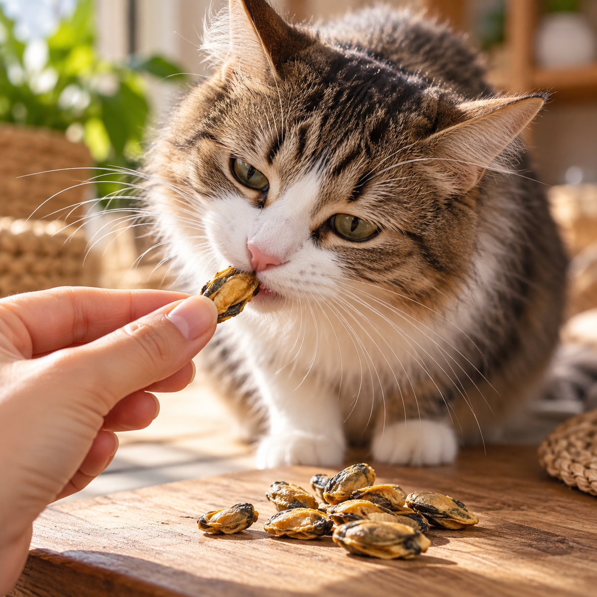 Friandises de moules à lèvres vertes pour chiens et chats