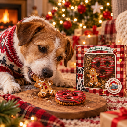Weihnachtliches Truthahn-Keksset für Hunde