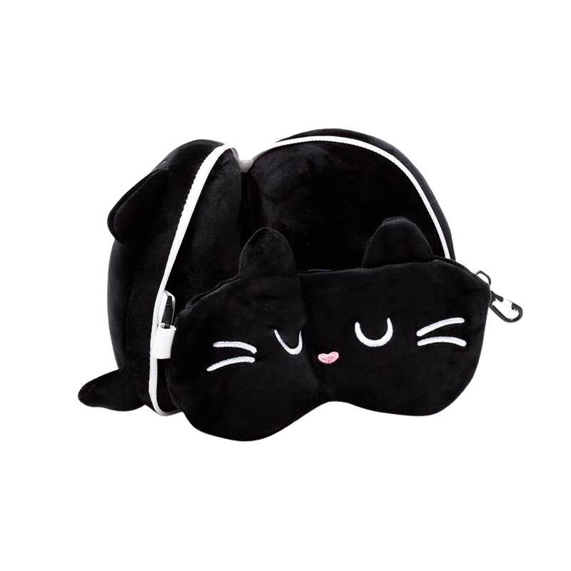 2-in-1-Reisekissen Katze Feline Fine