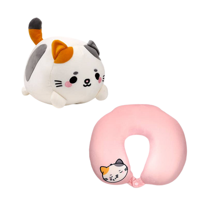 Coussin de voyage 2-en-1 Lola The Cat