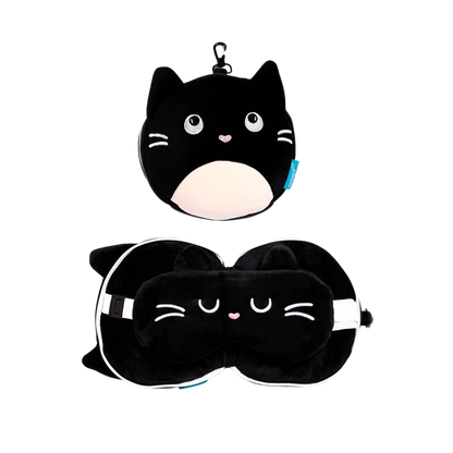 2-in-1-Reisekissen Katze Feline Fine