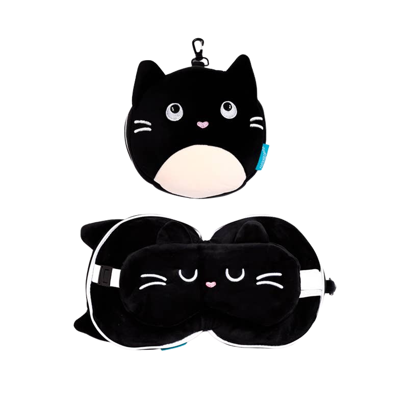 2-in-1-Reisekissen Katze Feline Fine