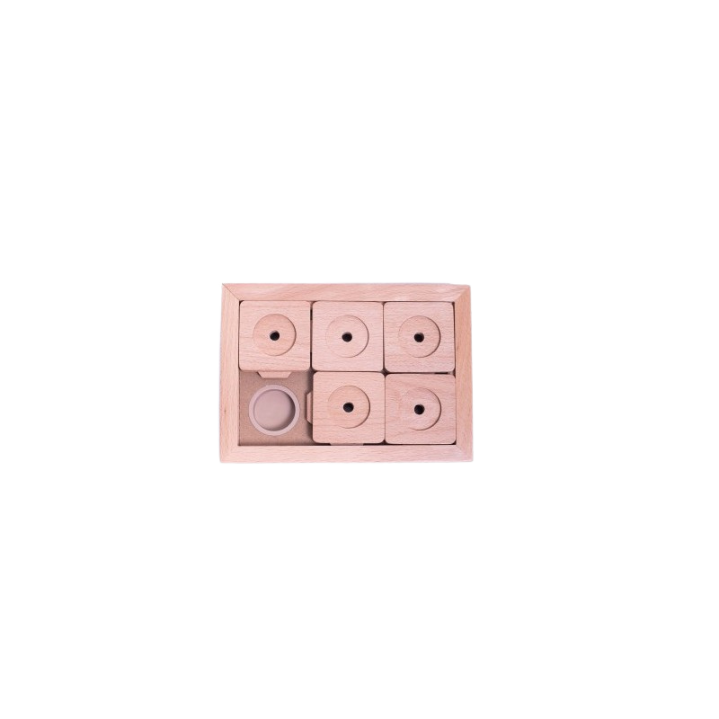 Jeu de réflexion Sudoku avancé en bois pour petits chiens et chats