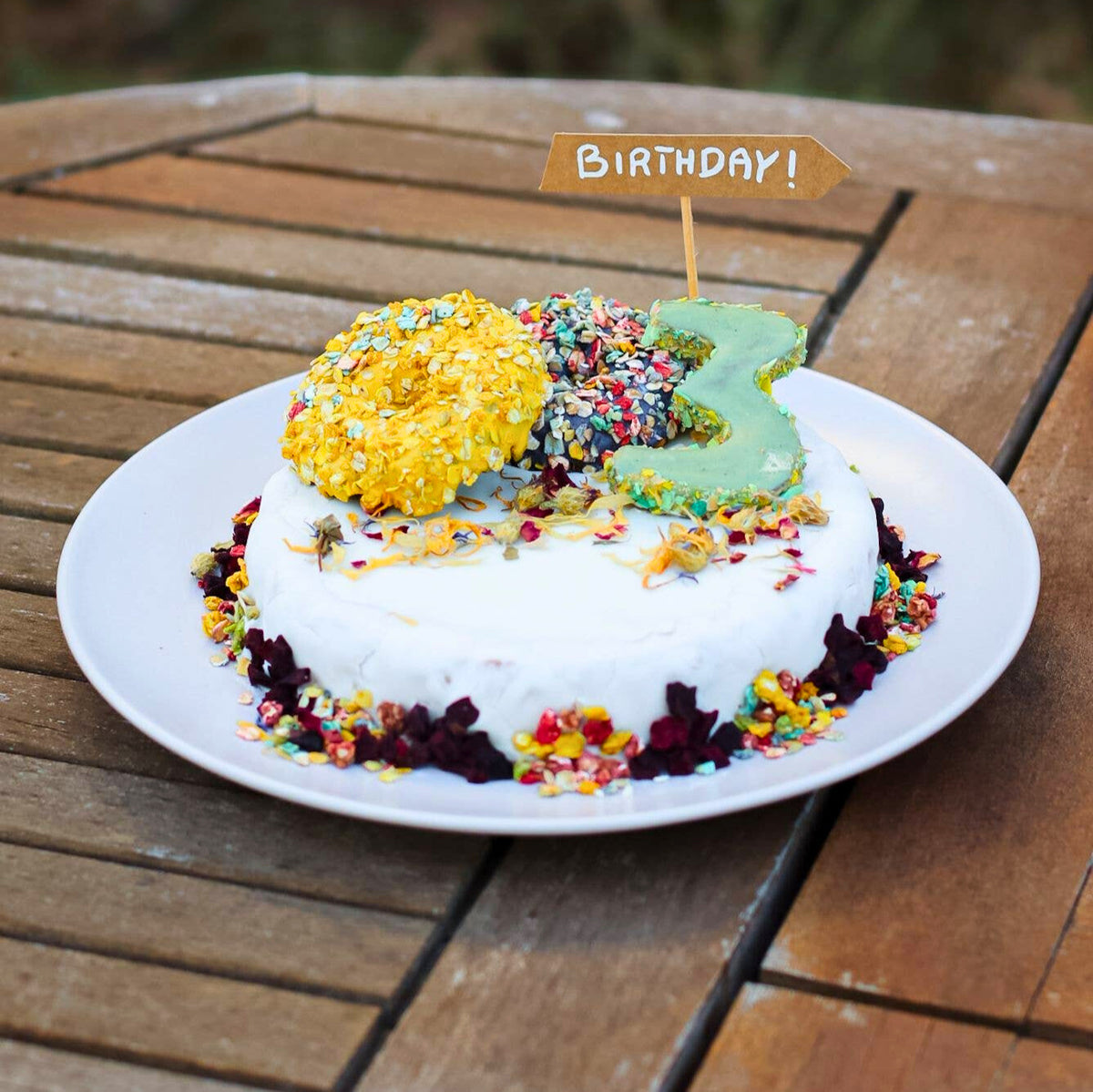 Backmischung für Hundekuchen mit Hähnchen

