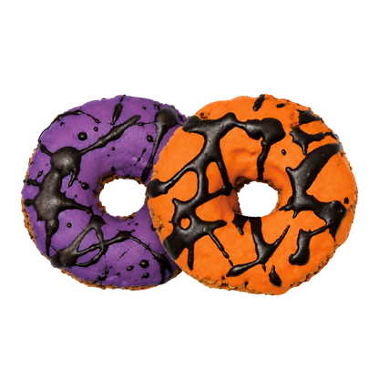 Halloween-Donuts mit Pute für Hunde