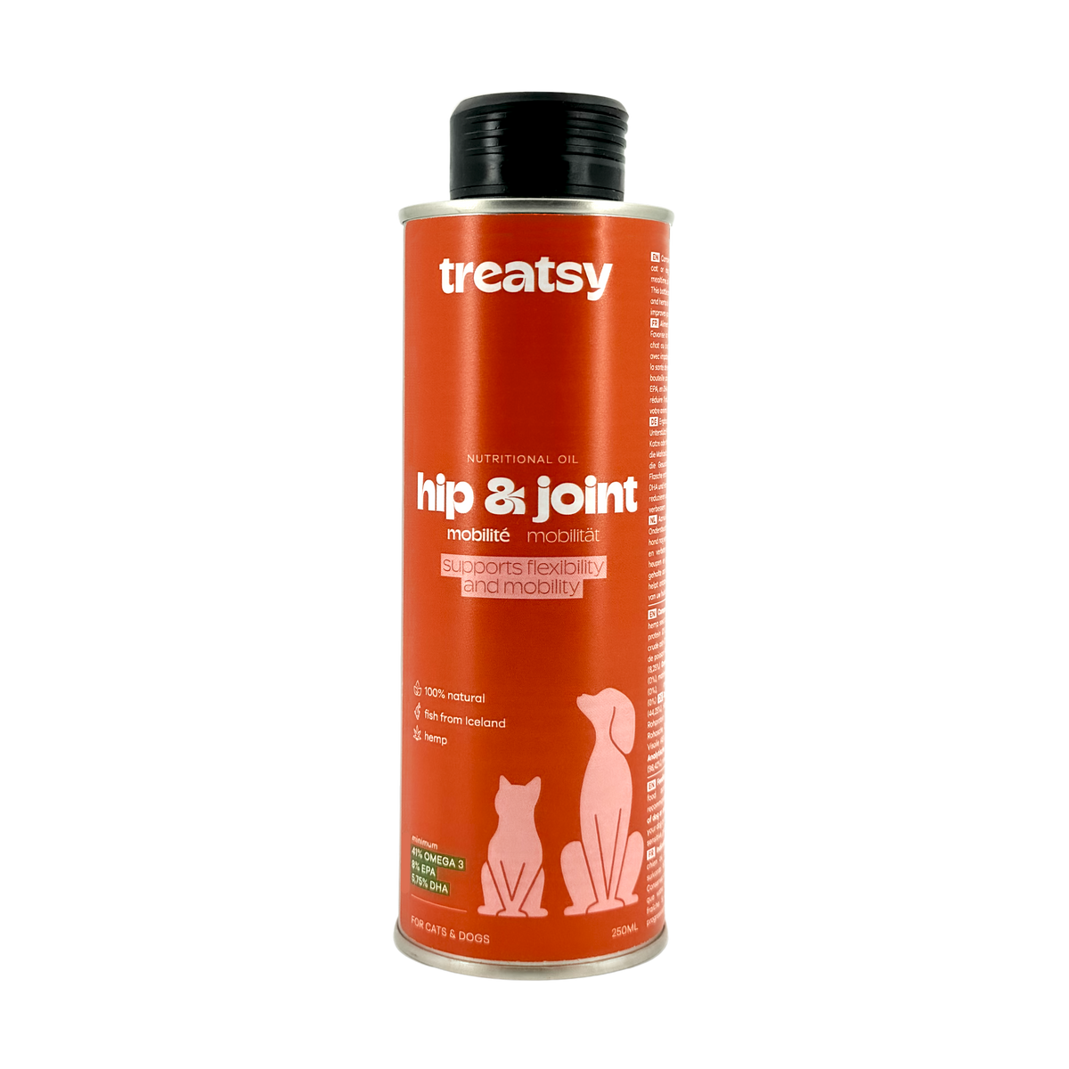Huile nutritionnelle hanches et articulations des chiens et chats