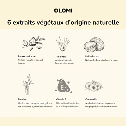Lingettes de toilettage naturelles en bambou