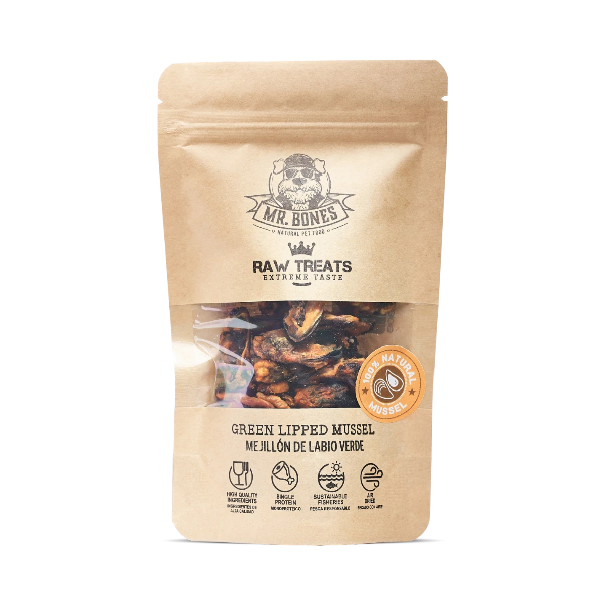 Friandises de moules à lèvres vertes pour chiens et chats