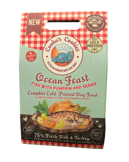 Croquettes semi-humides Festin de l’Océan poisson et dinde pour chiens