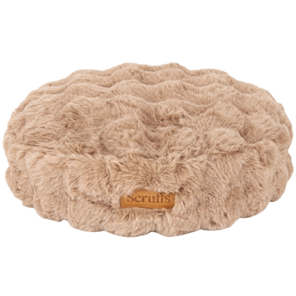 Coussin rond douillet pour chats et petits chiens