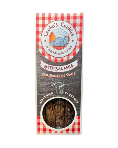 Saucisses séchées de bœuf pour chiens
