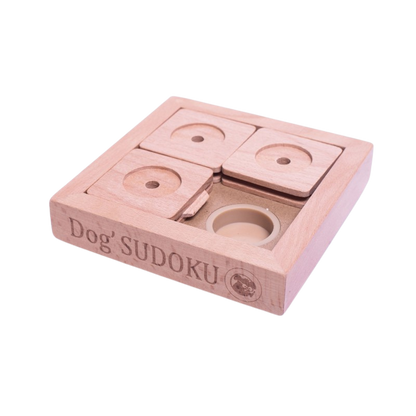Jeu de réflexion Sudoku débutant en bois pour petits chiens et chats