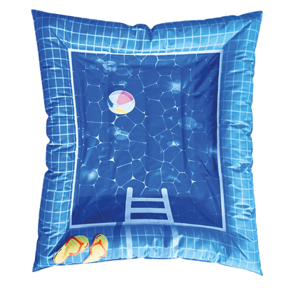 Kühlmatte mit Poolmotiv für Hunde