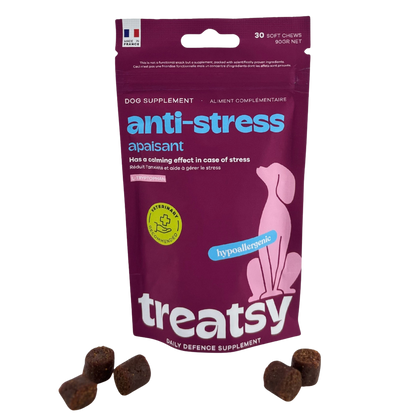 Anti-Stress-Nahrungsergänzungsmittel für Hunde