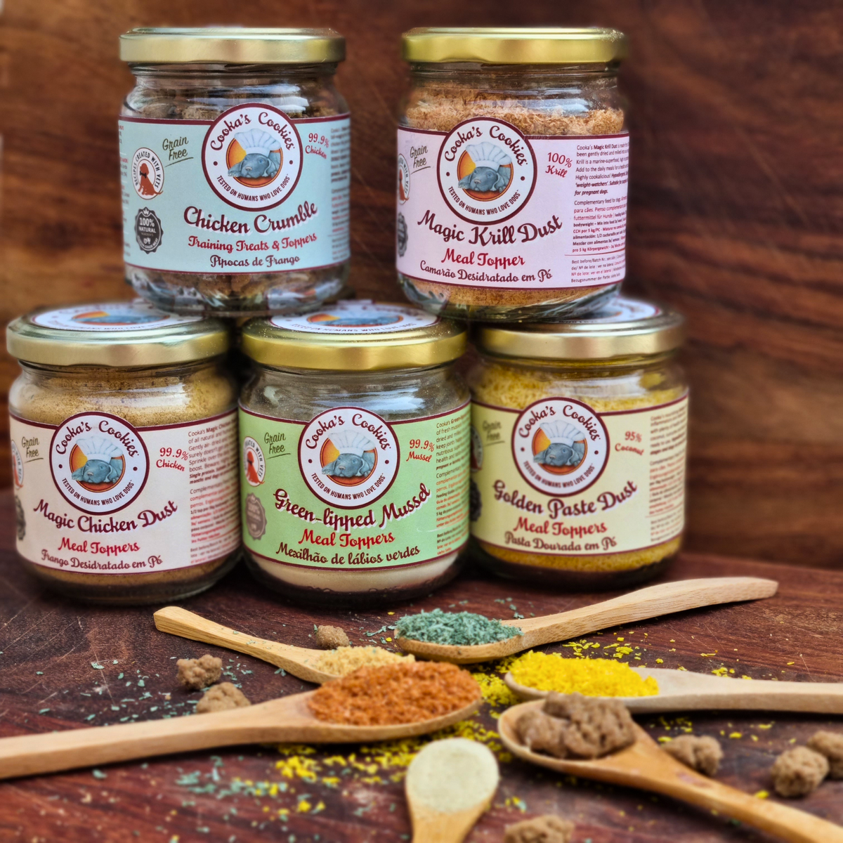 Crumble de poulet déshydraté pour chiens et chats