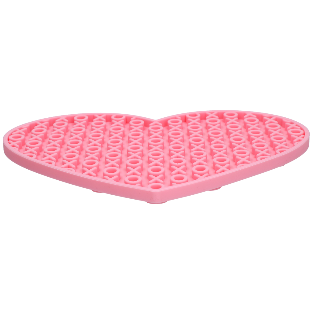 Schleckmatte in Herzform