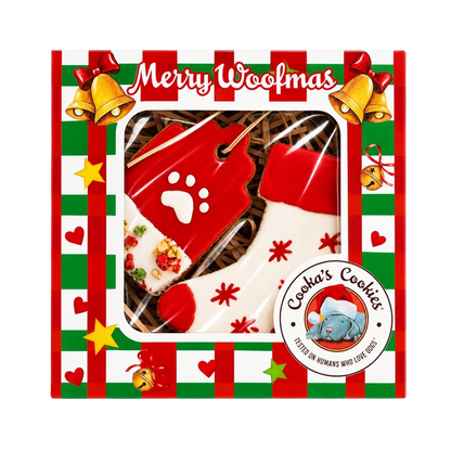 Coffret de 2 friandises de Noël à suspendre pour chiens