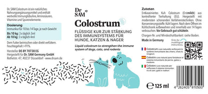 Flüssiges Kolostrum für Hunde und Katzen