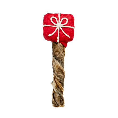 Weihnachtssnack Jingle Pop mit Kabeljau und Ente für Hunde