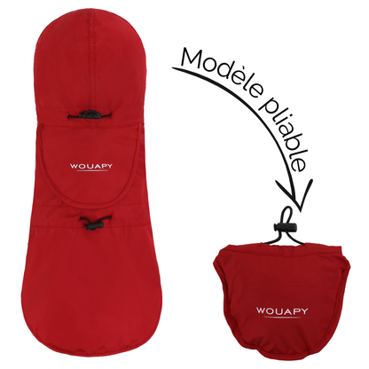 Faltbare Essential-Regenjacke für Hunde