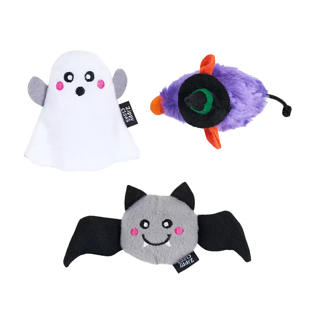 6er-Set Halloween-Spielzeug „Heimgesuchte Kreaturen“ für Katzen