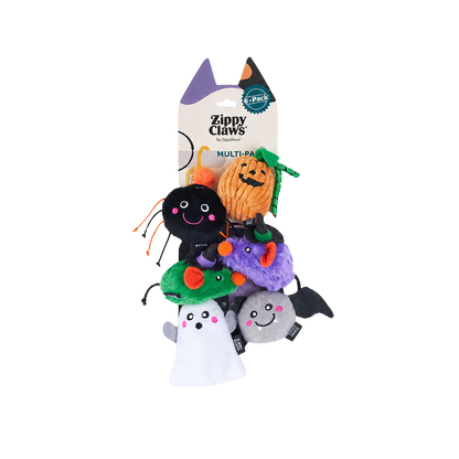 Lot de 6 jouets d’Halloween Créatures Hantées pour chats