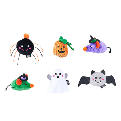Lot de 6 jouets d’Halloween Créatures Hantées pour chats