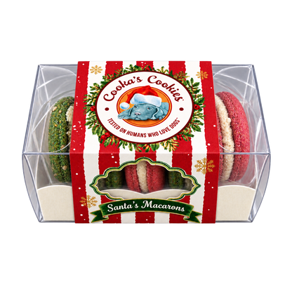 Macarons de Noël à la dinde pour chiens